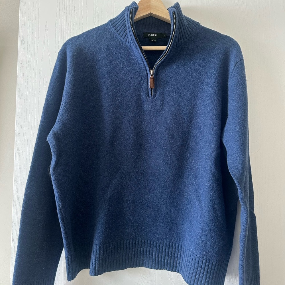 J. Crew Wool Quarter-Zip